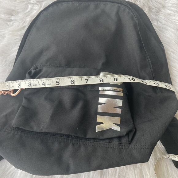 Victoria\'s Secret Mini Backpack PINK Pom Pom Bling Preppy Punk Limited Ed NWOT main image 9